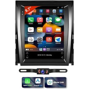 9.7"Android 13 Car Stereo Radio for Cadillac Escalade/Sailway SLS 2007-2014 Touch Screen Car Stereo Radio w/Wireless Carplay & Android Auto WiFi FM SWC Bluetooth Navigation Camera[2GB+32GB ]