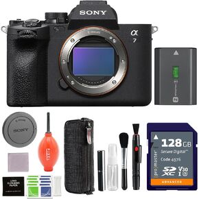Sony Alpha 7 IV Full-Frame Mirrorless Interchangeable Lens Camera with Additional Accessories
