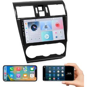 Roadanvi 9" Android 12 Car Radio for Subaru Forester 4 Impreza WRX 2012-2015 Carplay Android Auto Bluetooth Stereo 1280x720 QLED X12 Head Unit 4GB+64GB WiFi 4G LTE Touch Screen GPS Navigation