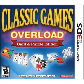 Classic Games Overload: Card & Puzzle Edition - 3DS (Renewed)