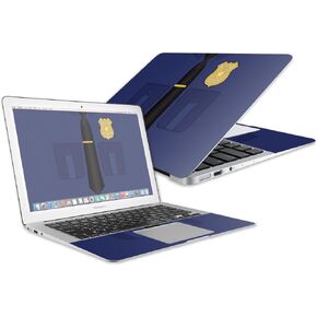 Mightyskins Skin Compatible with Apple MacBook Air 13" (2017) - Policeman | Protective, Durable, and Unique Vinyl Decal Wrap Cover | Easy to Apply, Remove, and Change Styles | Made in The USA