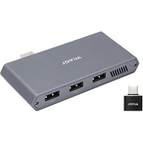 JOWUA 1TB SSD 3-Port HUB for Tesla 2024-2025 Model 3 Highland, Model X, Model S, Cybertruck 1, 3 USB-A Ports, Supports USB 3.2 Gen 2 and M.2 NVMe SSD