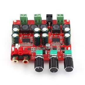Subwoofer Power Amplifier, Asixx Power Amplifier Board TPA3118 2.1 Channel Stereo Subwoofer Digital Power Amplifier Board DC 12V-26V