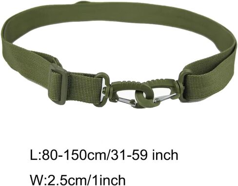 2Pcs Adjustable 1-Inch Universal Tactical Bag Strap Replacement Nylon Shoulder Sling Strap for Water Bottle Pouch Hunting Bag in Saudi Arabia