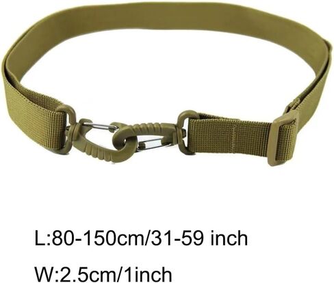 2Pcs Adjustable 1-Inch Universal Tactical Bag Strap Replacement Nylon Shoulder Sling Strap for Water Bottle Pouch Hunting Bag in Saudi Arabia