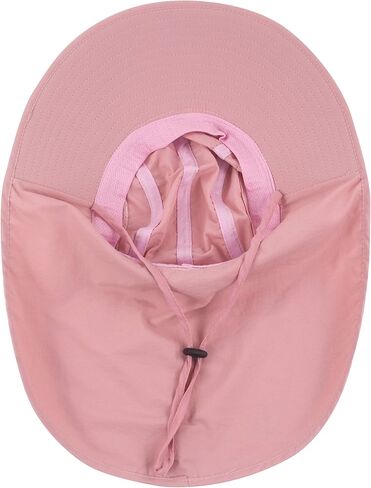 Muryobao Kids Girls Boy Summer Sun Hat UV Protection UPF50+ HATS MESH MESH DIVER CAP لصيد الأسماك الشاطئ مع رفرف الرقبة in Kuwait