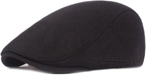 Katutude Unisex Newsboy Cap Cotton Linen Flat Cap Summer Driving Fishing Hunting Hat 2024 Trendy Adjustable Cabbie Beret Cap in Kuwait