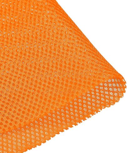 uxcell Bright Orange Speaker Mesh Grill Stereo Fabric Dustproof 0.5x1.45M 20 x 57 inch in Saudi Arabia