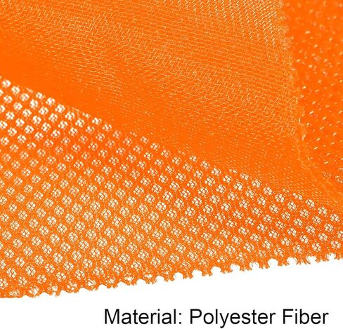 uxcell Bright Orange Speaker Mesh Grill Stereo Fabric Dustproof 0.5x1.45M 20 x 57 inch in Saudi Arabia