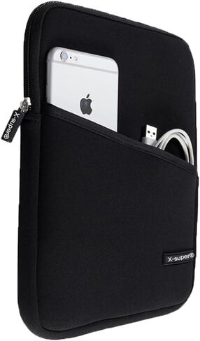 أكياس أحذية الكمبيوتر اللوحي لحالة حمل iPad Air 11 بوصة (M2) ، iPad Pro 11 بوصة (M4) ، iPad 10.9 "10.2" ، Galaxy Tab A9+ Plus/ S9 Fe/ S9/ A8/ S8/ A7/ S7/ S6 Lite ، Fire HD 10 ، Max 11 ، Surface Go 3/4 (Black) in Saudi Arabia