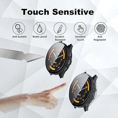 4-Pack Screen Protector Compatible with Garmin Venu 3 45mm Smart Watch, TPU Rugged Bumper Case Cover All-Around Protective Plated Bumper Shell Accessories in Kuwait