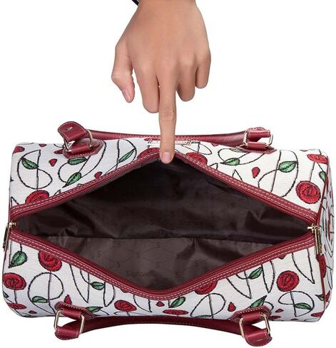 Signare Tapestry Duffle Bag Overnight Bags Weekend Bag for Women with Jacobean Dream Designs in Saudi Arabia