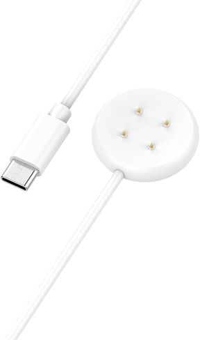 أبيض متوافق مع Google Pixel Watch 2 شاحن ، واستبدال USB شحن الكابلات Dock Stand for Pixel Watch 2 ساعة ذكية ، وكابلات الساعات الذكية وشواحن ، وملحقات الساعات الذكية in Kuwait