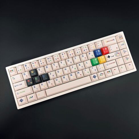 Classic Game Keycaps-Virgin PBT ، تسامي صبغة 5 جوانب ، ملف تعريف الكرز ، النهاية غير اللامعة ، تحسين الصوت ، متوافق مع تخطيطات 61-108 مفاتيح in Saudi Arabia