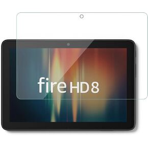 New 2 Pack For Fire HD 8 2024/2022/2020 Screen Protector Tempered Glass, [9H Hardness] [99.99% HD Clear] Screen Protector Tablet film for Fire HD8/Fire HD8 Plus