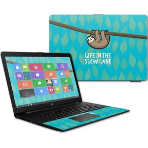 MightySkins Skin Compatible With HP 17t Laptop 17.3" (2017) - Slow Sloth | Protective, Durable, and Unique Vinyl Decal wrap cover | Easy To Apply, Remove, and Change Styles | Made in the USA