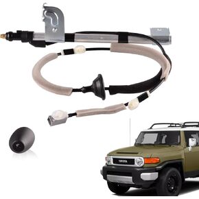 Antenna Assembly Holder w/Antenna Base&Nut Repair Kit Compatible for Toyota FJ Cruiser 2007-2014 Manual Type Antenna Holder