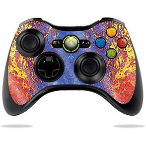 MightySkins Glossy Glitter Skin for Microsoft Xbox 360 Controller - Melting | Protective, Durable High-Gloss Glitter Finish | Easy to Apply, Remove, and Change Styles | Made in The USA