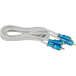 Rockville MRCA6 6 Foot Twisted Pair Marine/Boat RCA Cable 100% Copper, Split Pin
