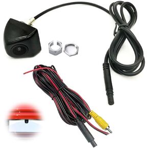 1 Pcs Black Car Backup Camera, Hd Reverse Rear View Camera, 68 Waterproof Metal Style Reverse Rear View Backup Camera, Suitable for Most Cars, Suvs, Trucks, Rvs, Vans