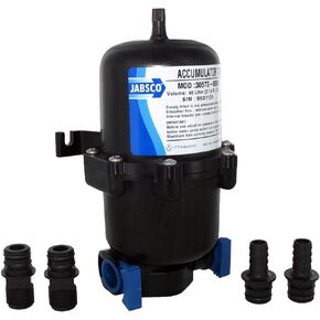 Jabsco 30573-0003 Mini Accumulator Tank , Black