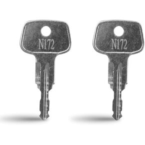 N172 Key for Thule Key Replacement,Fits for Thule Roof Rack Accessories,Car Ski Rack,Crossbars Key Etc(2PCS)