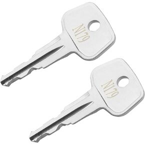 N179 Key for Thule Key Replacement,Fits for Thule Roof Rack Accessories,Car Ski Rack,Crossbars Key Etc(2PCS)