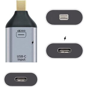 xiwai USB-C Type C Female Source to Displayport DP Sink HDTV & PD Power Adapter 4K 60hz 1080p for Phone & Laptop in Saudi Arabia