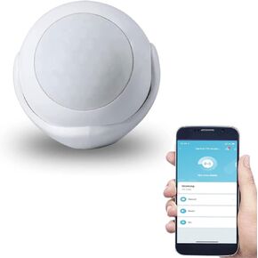 Zigbee PIR Motion Sensor, Human Presence Sensor,Requires Tuya HUB（Smart Home Gateway）, Linking Whole-House Intelligence，360° Detection Security Burglar Alarm Sensor Smart Life APP Control
