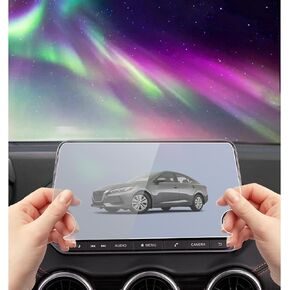 Tempered Glass Screen Protector Foil Compatible with 2025 2024 2023 2022-2020 Nissan Sentra SR/SV 8 Inch Infotainment Radio Touchscreen Cover Accessories Protective Film 9H Anti-Fingerprint HD