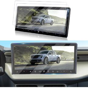 2PACK Screen Protector For 2025 Ford Maverick/2025 2024 2023 Ford Escape 13.2 Inch Touchscreen 2025 Maverick Escape Tempered Glass Screen Protector Foils Accessories Anti-Scratch