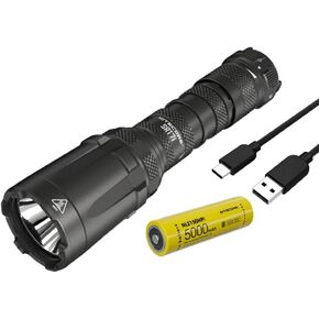 NITECORE SRT7i Superior Performance SmartRing Flashlight- 3,000 lumens w/Battery and Eco-Sensa USB-C Charging cable Included