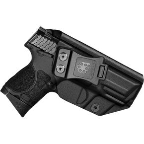 Amberide IWB KYDEX Holster Fit: Smith & Wesson M&P M2.0 9mm/.40 3.5" & 3.6" Barrel Pistol, Inside Waistband Concealed Carry, Adjustable Cant & 'Posi-Click' Retention, USA Made by Amberide