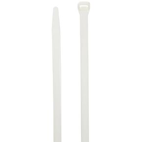 Panduit SG450H-L Super-Grip Cable Tie, Nylon 6.6, Heavy Cross Section, Plenum-Rated, Curved Tip, 175lbs Min Tensile Strength, 5.2" Max Bundle Diameter, .068" Thickness, .380" Width, 18.6" Length (Pack of 50)