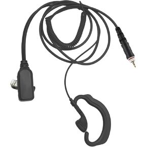 Two Way Radio Earpiece Headset Headphone Earphone with Ptt Mic for Motorola Walkie Talkie clp1010e clp1040e clp1060e clp1080e(G Shape)