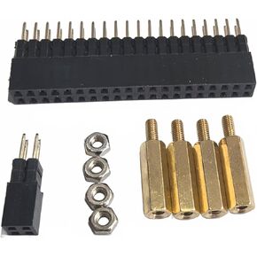 13.5mm GPIO and PoE Pin Header Height Increaser Extender for Raspberry Pi 5 4B 3B+ 3B (Pack of 2)