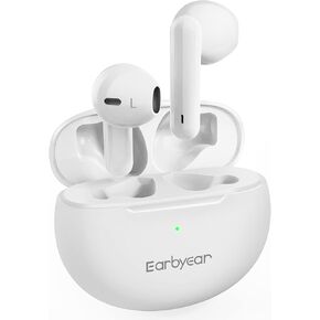 Hearing Aids, Earbyear Rechargeable Hearing Aids for Seniors with Noise Cancelling, Hearing Amplifier Personal Sound Amplification Devices with Portable Charging Case