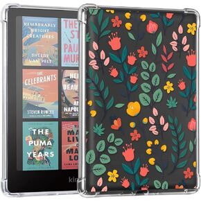 CoBak Clear Case for All-New Kindle Paperwhite 12th Gen 2024 (7") & Kindle Colorsoft Signature Edition (7") - Lightweight, Scratch-Proof Silicone Back Cover in Saudi Arabia