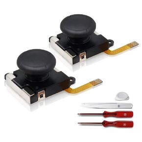 Intec Gaming Joycon Joystick Replacement For Switch Joycon Controller - TMR Hall Joystick, Zero Drift, Wear Resistant, Low Power Consumption - Set Of 2