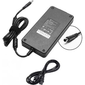 Laptop Charger 240W (UL Safety Certified) 19.5V 12.3A Fit for Dell Alienware M17 R1 R2 R3 R4 R5 M17X R2 R3 M18X Area-51m R2 G5 G7 Gaming Laptop Power Cord AC Adapter (KDL-240WLRG)
