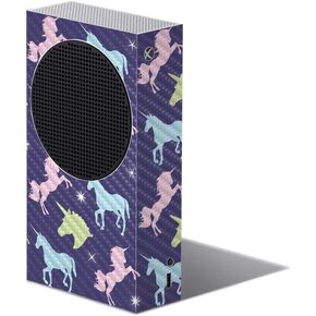 MightySkins Carbon Fiber Skin Compatible with Xbox Series S - Unicorn Dream | Protective, Durable Textured Carbon Fiber Finish | Easy to Apply | Made in The USA