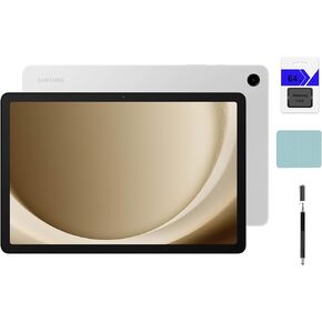 SAMSUNG Galaxy Tab A9+ 10.9'' 64GB Android Tablet, Big Screen, Quad Speakers, Upgraded Chipset, Multi Window Display, Slim, Light, Durable Design, Silver with Accessories