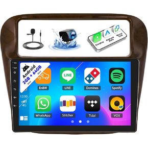 SIXTOP [2+64G] Android Car Stereo for Honda Odyssey 1996-1999 Upgrade Replacement Radio Carplay Android Auto Mirror Link 30 Themes 9 inch Touchscreen FM GPS Bluetooth+AHD Camera&MIC