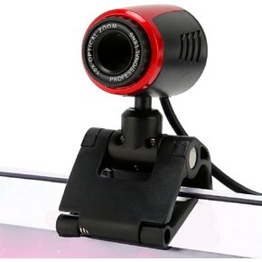 Yosoo Webcam, USB2.0 360 Degree for Computer PC Laptop Webcam for Pc Computer Camera with MIC HD Webcam Web Camera Cam for Skype MSN