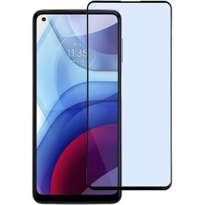 for Motorola Moto G Power (2021 Version) XT2117 - Full Adhesive Tempered Glass Screen Protector - Black
