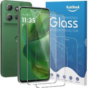 2 Pack Compatible with Moto G Power 5G 2025 Screen Protector,Full Coverage 9H Tempered Glass Film,HD Clear Scratch Resistant,Bubble-Free for Motorola Moto G Power 5G 2025 Screen Protector