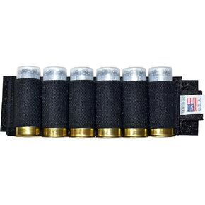 Trinity Shell Holder Compatible with Benelli M4 12 Gauge Pump Shells Carrier Hunting Accessory Holder Tactical Shell Pouch Ammo Shell Round slug Carrier Reload Adapter Target. Black