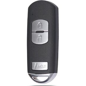 Key Fob Keyless Entry Fits for Mazda 3 2014-2018 / CX3 2016-2020 / CX5 2012-2019 Remote Control Key Replacement 3 Button 49 Chip WAZSKE13D01 KDY3-67-5DY 315MHz