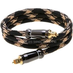 6ft Premium Toslink Digital Optical Audio Cable (S/PDIF)