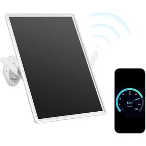 Solar Outdoor 4G Router with SIM Card Slot,Single-Band, 2.4 GHz WiFi Surport 8 Camera, 15W Solar Panel, Built-in 20000mAh Battery,Waterproof IP65, Outdoor WiFi Solution for Securiy Camera